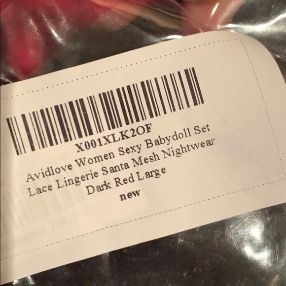 Mrs. Clause Lingerie Set - Picture 4 of 9